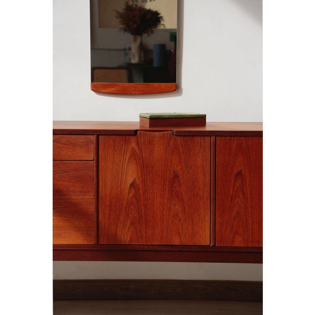 Brown English Teak Sideboard from Nathan, 1960s For Sale - Image 8 of 18