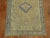 Contemporary Early 20th Century Blue Taupe Turkish Rug - 4'6" x 6'10" For Sale - Image 3 of 6