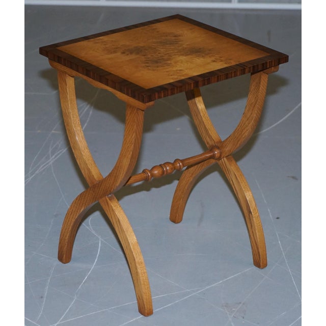 Burl Oak Nesting Tables from Bevan Funnell, Set of 3 For Sale - Image 15 of 18