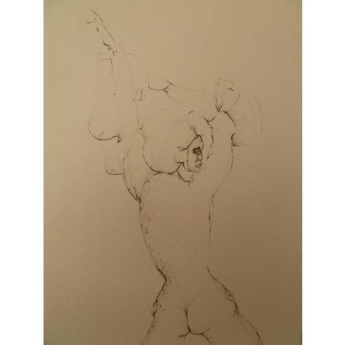 Modern Leonor Fini, The Astrologer, Nude, Original Signed Engraving For Sale - Image 3 of 7