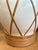 Vintage Ceramic and Rattan Table Lamps - Pair For Sale - Image 10 of 14