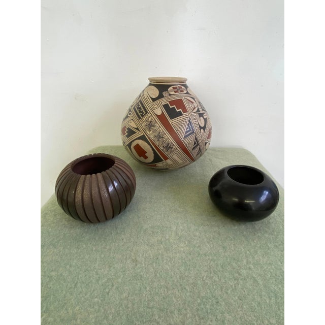 Sculpture Materials Sue Tapia Incised Pot For Sale - Image 7 of 8