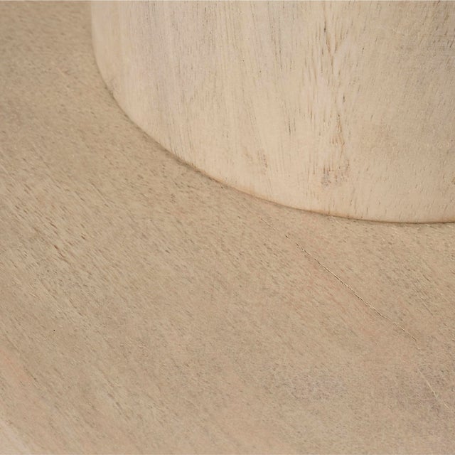 Jamie Young Jamie Young Rye Barstool in White Bleach For Sale - Image 4 of 4