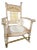 This exquisite two-piece set features a gorgeous hand-painted wooden rocking chair and a matching rocking crib/cradle,...