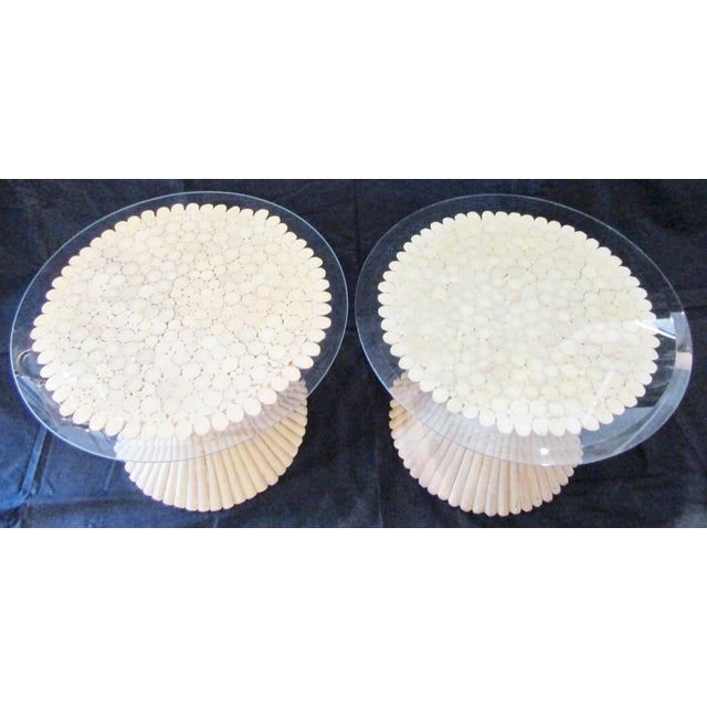 Mid-Century Modern Matched Pair Bamboo Haystack Side Tables Attributed to McGuire Circa 1970s For Sale - Image 3 of 9