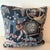 Figurative Vintage Rockabilly Retro Music Tapestry Pillows, a Pair For Sale - Image 3 of 9