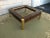 Brass 1970s Burl Wood Brass Smoked Glass Top Coffee Table in the Manner of Willy Rizzo For Sale - Image 8 of 10