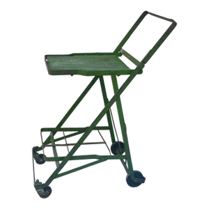 Vintage Green Metal Cart, C. 1930's