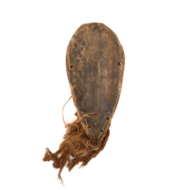 Wood Early 20th Century Lega Bearded Mask For Sale - Image 7 of 7