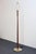 Vintage Scandinavian Sculptural Solid Teak and Brass Floor Lamp For Sale - Image 4 of 18