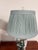 Pair of Vintage Mid Century Modern Japanese Kutani Hand Painted Table Lamps With Peacock, Flowers and Gold For Sale - Image 10 of 11