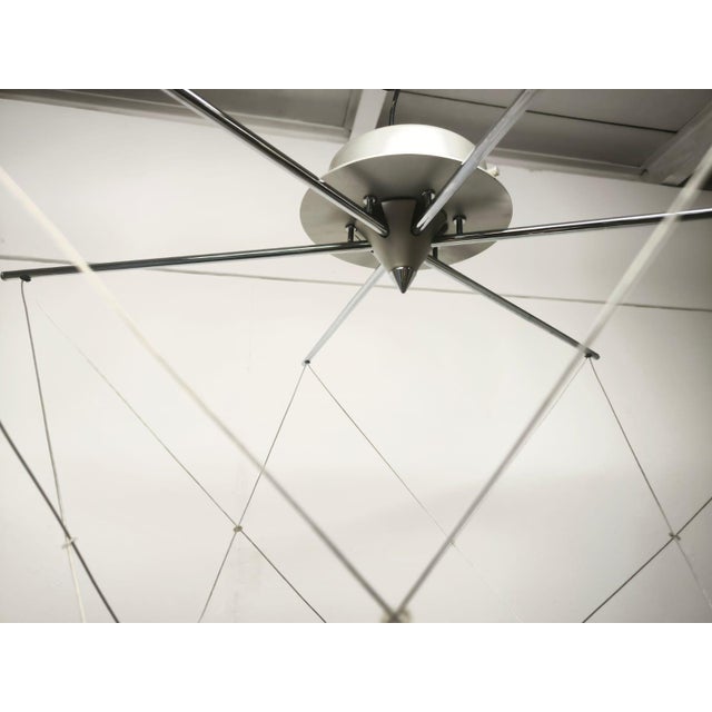 Metal Chandelier with Multicolored Cones by Lamp International, 1990s For Sale - Image 7 of 18