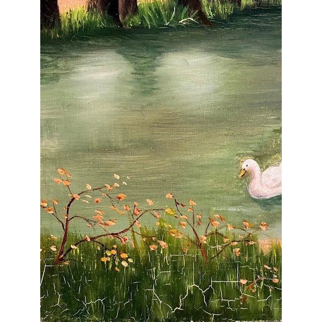 L. Jacques, Hermance, Genève, 1923, Oil on Canvas For Sale - Image 8 of 15