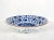 Vintage Japanese Blue and White Porcelain Dragon Bowl or Plate With Flowers For Sale - Image 4 of 7