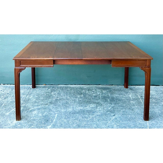 Vintage Baker Extendable Dining Table For Sale - Image 12 of 12