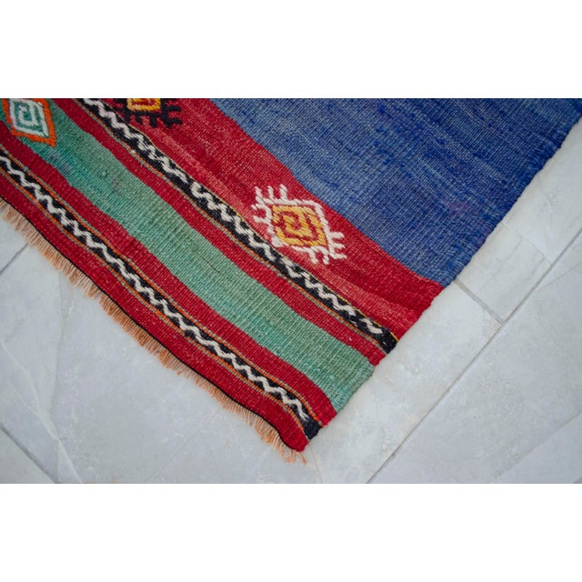 Vintage Hand-Woven Wool Turkish Rug - 5′11″ X 10′10″ For Sale - Image 11 of 13