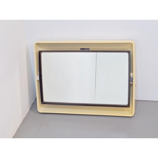 Vintage Rectangular Backlit Mirror from Allibert, France, 1970s For Sale - Image 12 of 17
