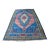 1960s Vinage Blue Rug For Sale