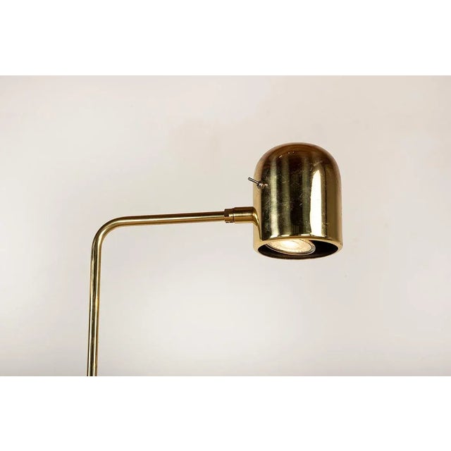 Metal Swedish Brass Floor Lamp from Bergboms, 1960s For Sale - Image 7 of 13