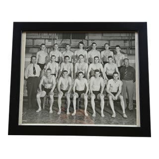 Antique Photograph: University of Minnesota Men's Swimming Team 1946-47 For Sale