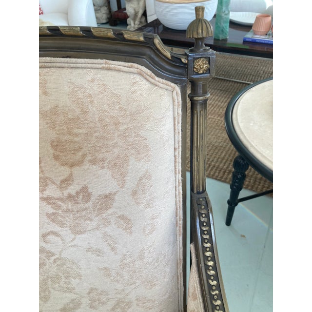 French Louis XVI Style Club Chair-2-John Elgin Woolf For Sale - Image 9 of 11