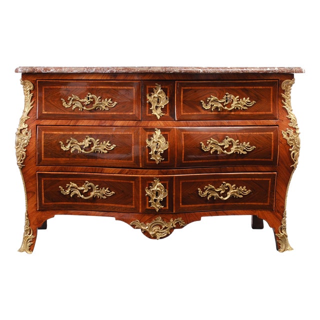 French Louis XV Chest of Drawers, 1760s For Sale