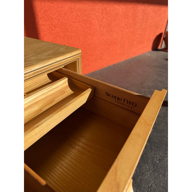 1980s Burlwood Henredon Scene Two Dresser For Sale - Image 11 of 12