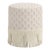Stoffer Home x Cloth & Company Ann Ottoman in Francie Cream For Sale