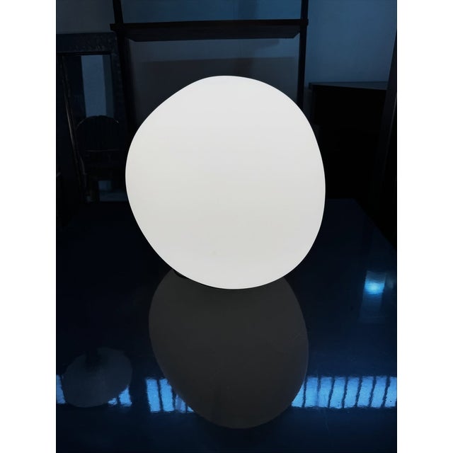 Gregg table lamp designed by ludovica & roberto palomba for foscarini, in the large version. a true piece of italian...