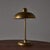1940s Giovanni Michelucci Patinated Brass Ministerial Desk Lamp for Lariolux For Sale - Image 9 of 17