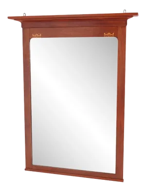 Arts & Crafts Mahogany Mirror by J.M. Middelraad for H. Pander & Zn., 1900s