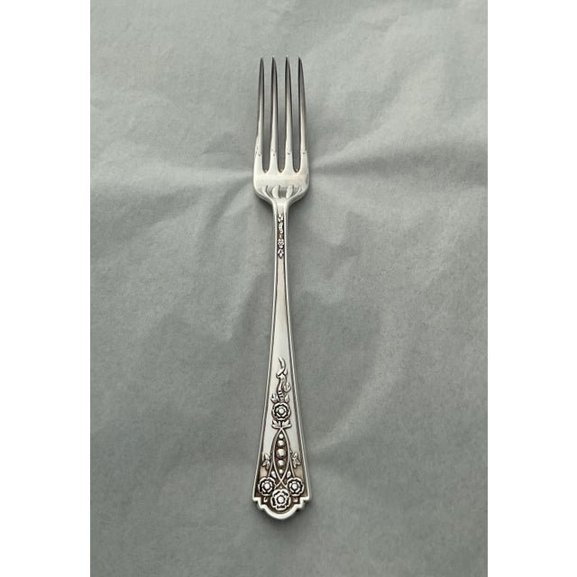 Traditional 1980s Silver Plated Dinner Fork, Royal York For Sale - Image 3 of 13