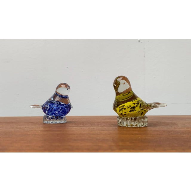Vintage Glass Bird Sculptures, Set of 2 For Sale - Image 18 of 18