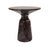 Mid-Century Modern Round Marble Rosso Levanto End Table, Italy, 1970s, Set of 2 For Sale - Image 4 of 8