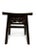 Asian Style Elm Wood Butterfly Stool -Black