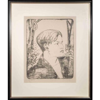 Erich Heckel, Ben Alexander 11/20, 1800s, Etching, Framed For Sale