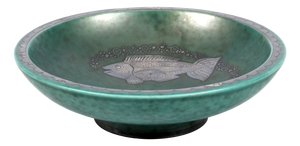 Ceramic Argenta Bowl by Wilhelm Kage for Gustavsberg, Sweden, 1940s