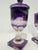 Late 19th Century Pr, Bohemian Amethyst Hunting Engraved Glass Covered Urns, Late 19th Century For Sale - Image 5 of 11