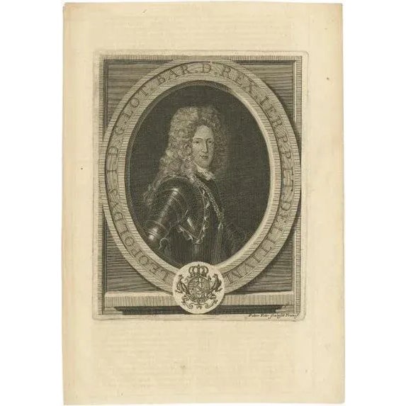 Léopold Joseph, 1707, Paper For Sale - Image 6 of 6