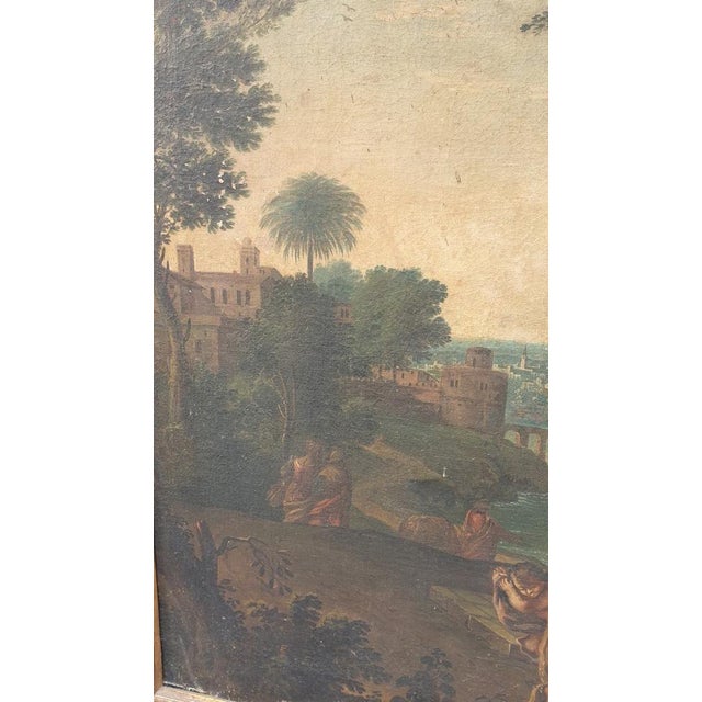 Miracles of Saint Vincent Ferrer, 18th Century, Oil on Canvas Paintings, Framed, Set of 2 For Sale - Image 13 of 18