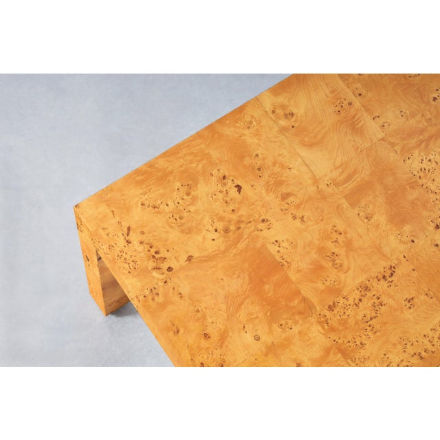 1970s Mid-Century Burl Wood Dining Table by Milo Baughman for Thayer Coggin For Sale - Image 12 of 12