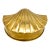 Vintage Brass Scallop Shell Hinged Box — Coastal / Hollywood Regency / Nautical For Sale