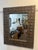 Beautiful handcrafted one of a kind antique ceiling tin mirror.
