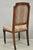 Vintage French Country Provincial Style Carved Walnut Dining Side Chair Set of 4 For Sale - Image 12 of 15