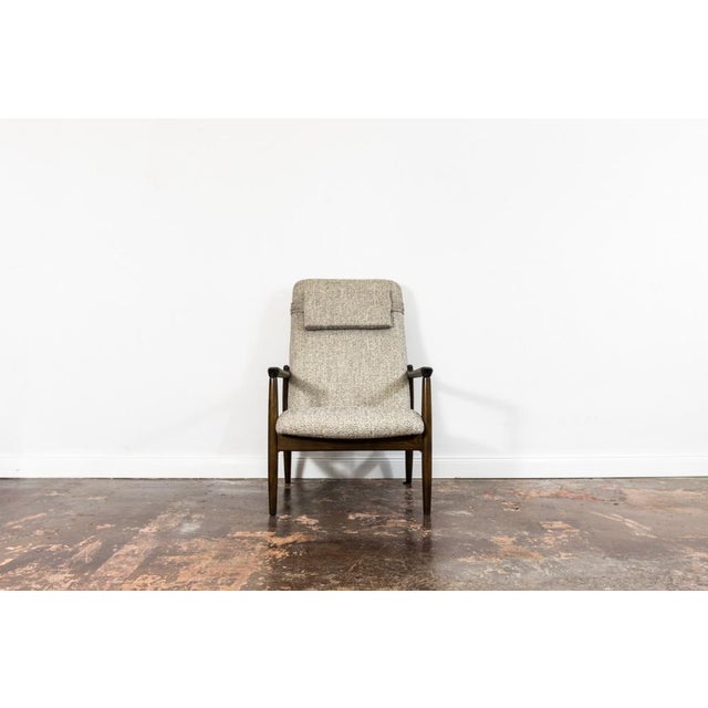 Mid-Century High Back Armchair by Edmund Homa, 1960s For Sale - Image 4 of 14