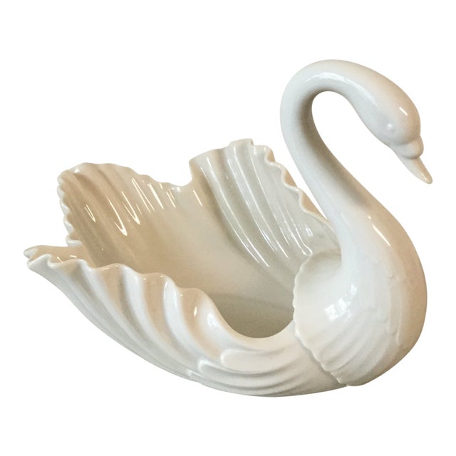 Vintage Swan Vase by Lenox Chairish