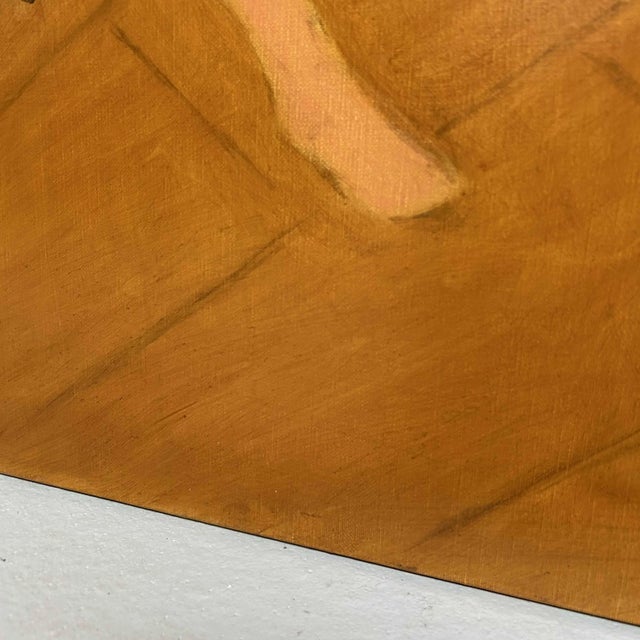 1980s Makoto Igarashi, Interior with Necklace, Oil on Canvas, 1980s For Sale - Image 5 of 9