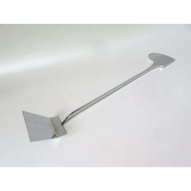 Exceptional Fireplace Cutlery, 70s, Brass, Chrome -Plated, 1970s For Sale - Image 15 of 18