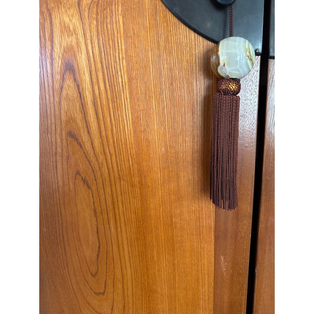 Early 20th Century Chinese Wedding Storage Armoire and Trunk For Sale - Image 11 of 12