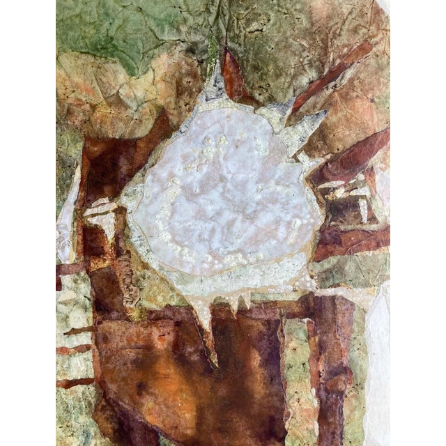 Abstract Collage — Evelyn Hester, “Martian Landings” (1960s) For Sale - Image 4 of 4